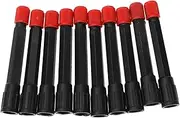 X AUTOHAUX 10 Pcs 70mm Tire Valve Extension Universal Plastic 180 Degree Tyre Valve Stem Extender for Car Motorcycle RV Truck Bike