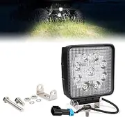 KEMIMOTO Backup Light Compatible with Ranger XP 1000, 27W Reverse Light Rear LED Kit Easy to Install Compatible with 2018-2024 Polaris Ranger 1000 XP/Crew, 4.2×4.2 Inches