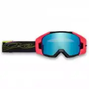 FOX Racing MX Goggles - VUE Energy (Black/Pink w/Mirror Lens)