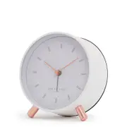 One Six Eight London ELLIE White Silent Alarm Clock