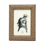 Pigeon & Poodle Witney Ostrich Leather Frame, 4 x 6