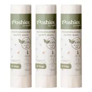 120pc Tooshies Biodegradable On The Go Baby Nappy/Diaper Disposal Bags 16x23cm
