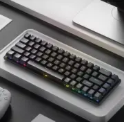 Wired Portable 60% Mechanical Gaming KeyboardRGB LED Backlit Compact 68 Keys ...