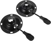 Operitacx 2pcs Metal Chair Swivel Base Plate Replacement Mechanism for Office Chairs Sturdy Construction Easy Installation Fit for Ergonomic Seating and Desk Use