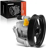 A-Premium Power Steering Pump, with Pulley, Compatible with Jaguar S-Type 2001-2008, 3.0L, Replace # C2C35302