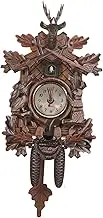 HIAKDOFT 1Pc Creative Wooden Cuckoo Wall Clock Stylish Decor for Bedroom Living Room Office Stable No Battery Required Unique Design for Home Decoration
