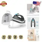 Compact Cordless Steam Iron with Fast Reheat & Storage Case for Home & Travel