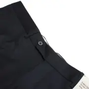 Nikky New York NWT 100% Wool Flat Front Dress Pants Size 36R US In Dark Blue