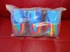 NIP Set of 6 BPA Free Silipint 12oz Silicone Wine Glass Tumblers *Rainbow, Blue