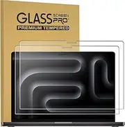 KEANBOLL 2-Pack MacBook Pro 14 Tempered Glass Screen Protector for MacBook Pro 14 Inch (M4, M3, M2, M1 Pro/Max Chip,2024-2021), Ultra Clear Tempered Glass - 9H Hardness Scratch Resistant