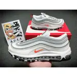 吳公高品質 NIKE AIR MAX 97 白色 白橘 銀橘 灰白銀 橘勾 白彈 銀彈 反光 氣墊 BQ4567-100