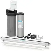 AQUASURE Whole House UV Water Filtration System 12GPM Triple Purpose + Siliphos