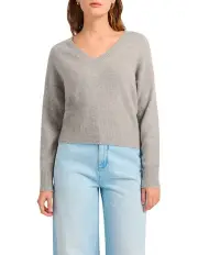 [Marcs] Claude V Neck Knit in Grey Melange