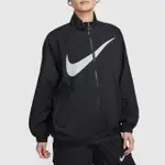 【NIKE 耐吉】外套 女款 運動外套 風衣外套 AS W NSW ESSNTL WVN JKT HBR 黑 DX5865-010