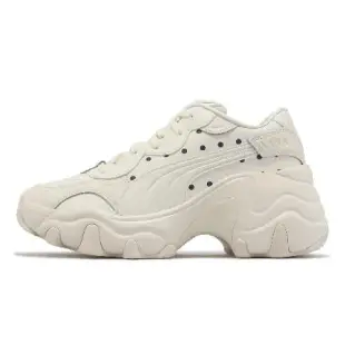 Puma 休閒鞋 Pulsar Wedge Wns Polka Dot 女鞋 米白 厚底 增高 復古 39545201