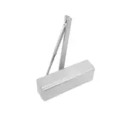 Cal-Royal 300p-COV AL Door Closer, Aluminum Finish with Cover