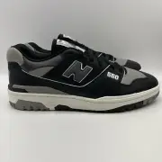 New Balance 550 Men's Lifestyle Sneaker Black Grey White Size 12 BB550SR1