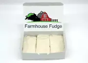 Farmhouse Fudge: VEGAN Vanilla Bean Fudge 3 Piece Box