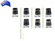 12pcs .335 Golf Club Wood Ferrule Ferrules -Black w/ Color Ring -L .500; OD .505
