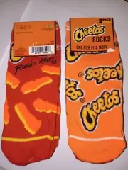CHEETOS ANKLE SOCKS 2 PAIR ONE SIZE FIT MOST