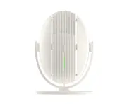 F21 Desktop Bladeless Rotating Fan Large Wide-angle USB Portable Office Energy-saving Cooling Device with Indicator Light