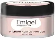 Emigel Professional Nail Acrylic Powder | Nail Art Tips Builder Acrylic Nail Powder for Acrylic Nails Extension -Clear (30g)
