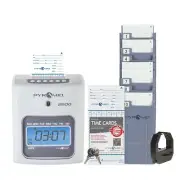 Pyramid Time Systems 2500 Small Business Time Clock Bundle with 100 Time Card...