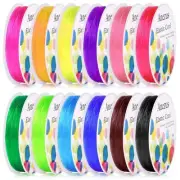 Elastic String for Bracelets 12 Rolls Crystal Beading Wire for Jewelry Making...