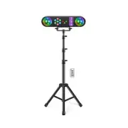 DJ Lights with Stand, 5 in 1 Party Bar Light Set with Rotating Ball, Strobe, ...