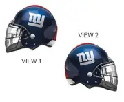 Anagram 21" Large Shape New York Giants Helmet Balloon