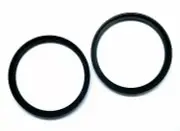 2Pcs Camera Lens Filter Step up Ring 55-67, 58-62, 55-77, 58-77, 62-72mm