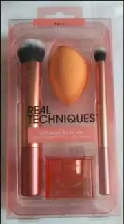 REAL TECHNIQUES Ultimate Base Set makeup brush Face & Concealer Sponge 91574 NIB