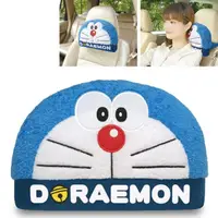 在飛比找momo購物網優惠-【Doraemon 哆啦A夢】珍珠絨-座椅頸靠枕/午安枕