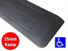RUBBER THRESHOLD RAMP 35mm WHEELCHAIR ACCESS DISABILITY DOOR STEP WEDGE