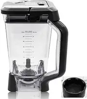 [WARDFYT] 72 oz XL Pitcher Replacement Compatible with Ninja Blenders Professional BL660 BL740, 72oz Crushing Pitcher Replacement for Ninja BL660W BL660WM BL663 BL663CO BL740C-With Locking Lid