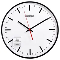 在飛比找momo購物網優惠-【SEIKO 精工】極簡立體 滑動式秒針 靜音 時鐘 掛鐘S