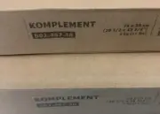 Set of 2 - IKEA KOMPLEMENT Drawer 29 1/2x13 3/4" Black-Brown 802.467.48
