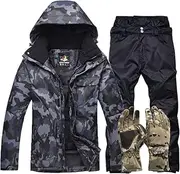 [Dsimilarl] Winter Warm Ski Suit Men Outdoor Windproof Waterproof Thermal Snow Sets Skiing Snowboarding Ski Jackets and Pants