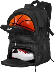 Basketball Backpack Large Sports Bag with Separate Ball Holder & Shoes Compar...