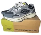 Skechers Go Run Consistent 2.0 Athletic Shoes / Black Grey / 220872 / Men's 9.5
