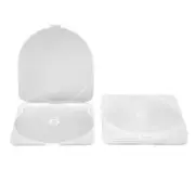 25 Super Slim 3.8mm Clear CD DVD Blu-Ray Disc Case Trimpak Compact Storage