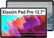 Jarttarn 2 Pieces HD Scratch Proof Screen Protector Tempered Glass Compatible with Lenovo Xiaoxin Pad Pro 12.7-inch 2023 Tablet Protective Film