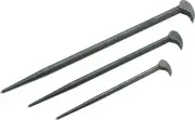3 Piece Rolling Head Pry Bar Set