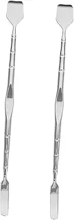 MOTHNUR 2Pcs Stainless Steel Pore Scraper Tool for Blackhead Removal Facial Scraper for Women Lightweight and Comfortable Grip for Easy Use