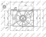 Fits Toyota Yaris Verso RAV4 1.3 1.4 D 1.5 1.8 PV Engine Cooling Fan