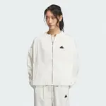 ADIDAS 愛迪達 外套 女款 運動連帽外套 TECH UPF HD JKT 米白 IM8837