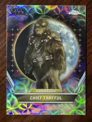 2024 Topps Chrome Star Wars Hyperspace Chief Tarfful Nebulae Refractor SP