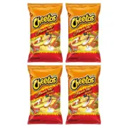 911255 4 x 226.8g BAG CHEETOS FLAMIN' HOT CRUNCHY CHEESE FLAVORED SNACKS CHIPS