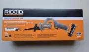 New Ridgid 18v Subcompact Brushless R8648K One Handed Reciprocating Saw Kit