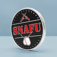 在飛比找Yahoo!奇摩拍賣優惠-現貨熱銷-【紀念幣】FUBAR美國挑戰幣SNAFU硬幣 外國